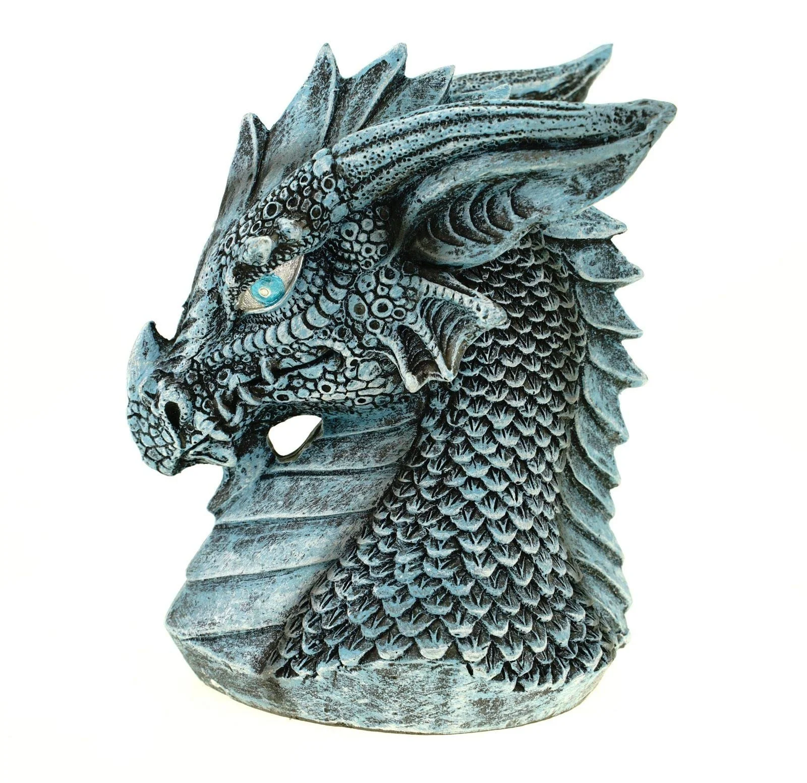 Скарбничка Ice Dragon Polyresin 12 см Blue, фото №1