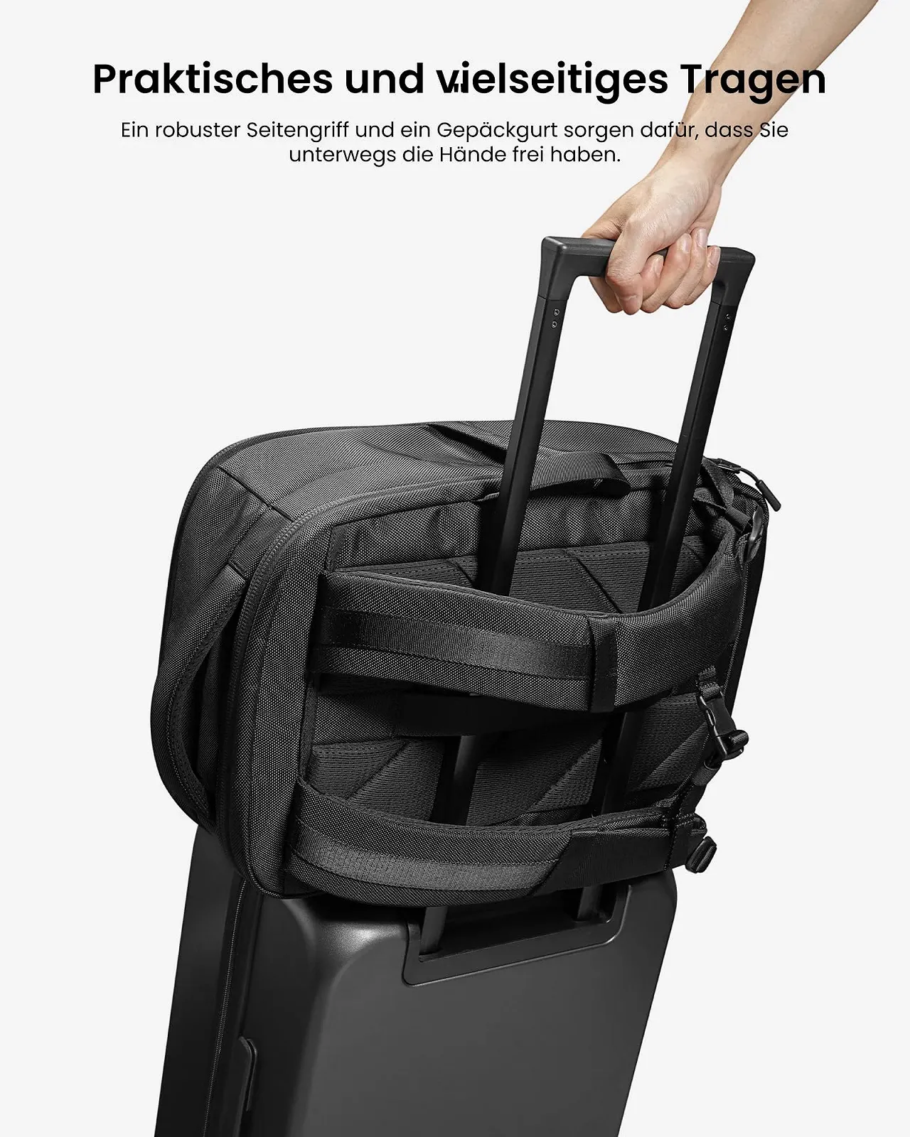 Рюкзак для ноутбука tomtoc X-Pac TechPack-T73 15,6 дюйма 28 л Чорний, фото №6 Рюкзак для ноутбука tomtoc X-Pac TechPack-T73 15,6 дюйма 28 л Чорний, фото №6