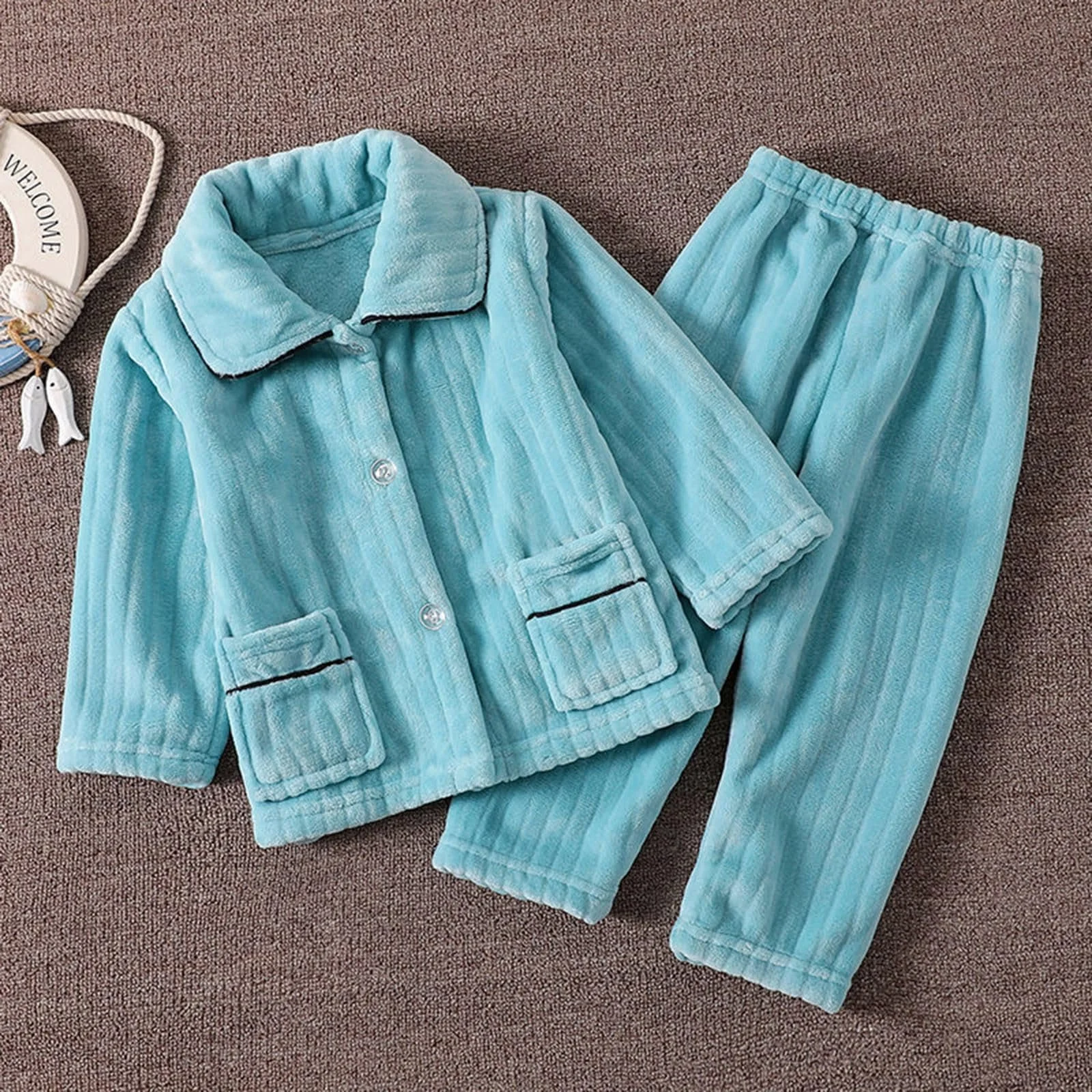 Дитяча піжама для дівчаток та хлопчиків, милий дитячий костюм, фото №2