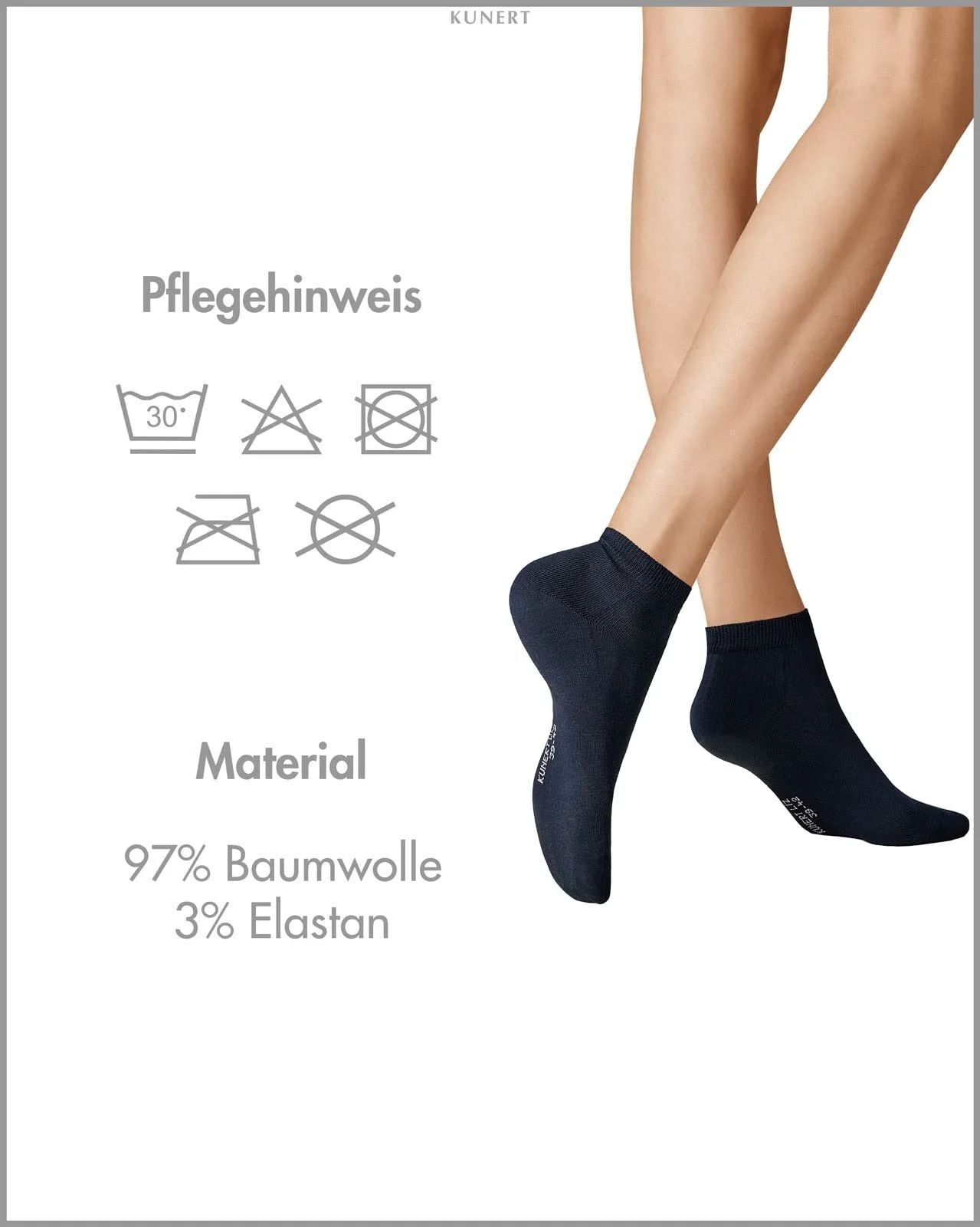 Носки KUNERT Liz Trainer Женские Нескользящие, фото №3