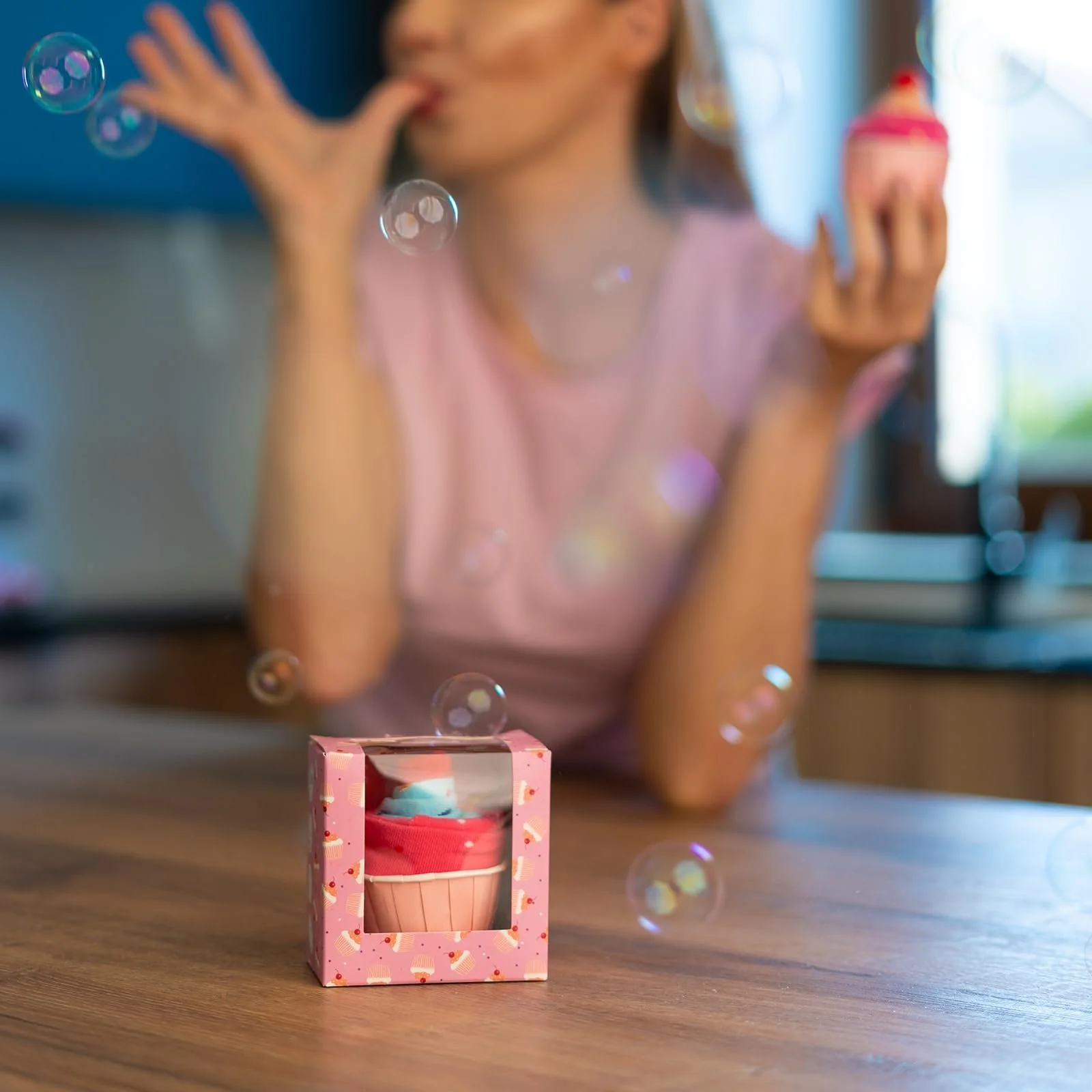 Шкарпетки Soxo Cupcake Ice Cream Жіночі 35-40, фото №5 Шкарпетки Soxo Cupcake Ice Cream Жіночі 35-40, фото №5