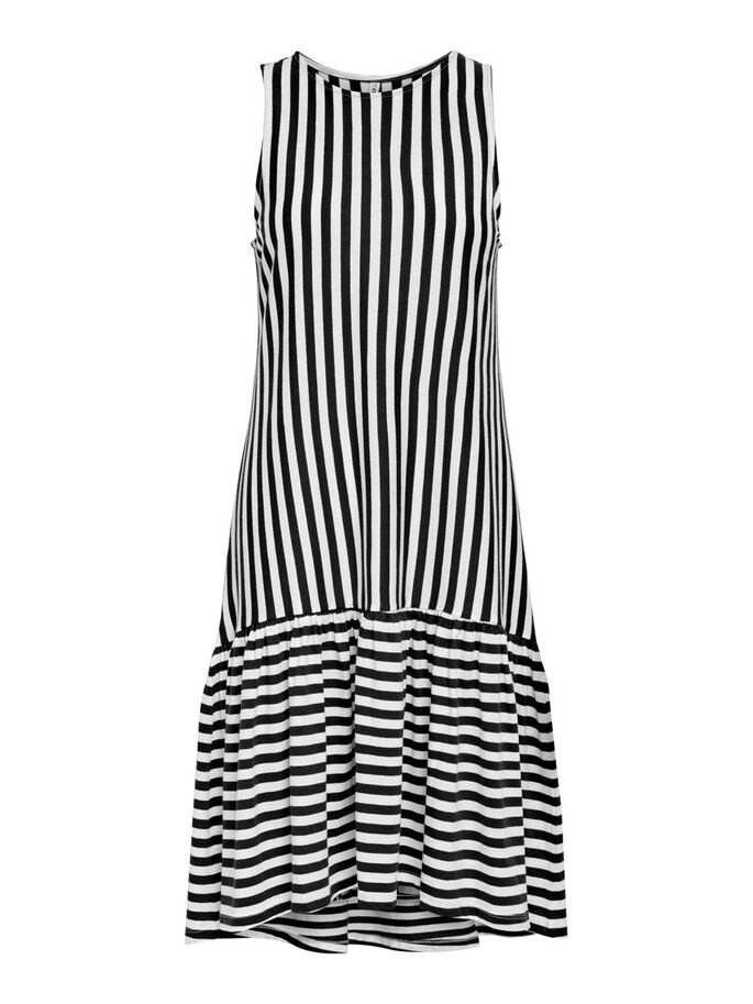 Сукня ONLFIONA LIFE S/L DRESS JRS 15230776 Bright White- ONLY Чорний S, фото №3