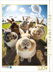 Пазл CALVENDO Rabbits 1000 элементов 48 x 64 см - Фото 1
