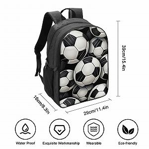 Школьный рюкзак FPAKAKIIE Football 40x28x16см synthetic.ua - Фото 1