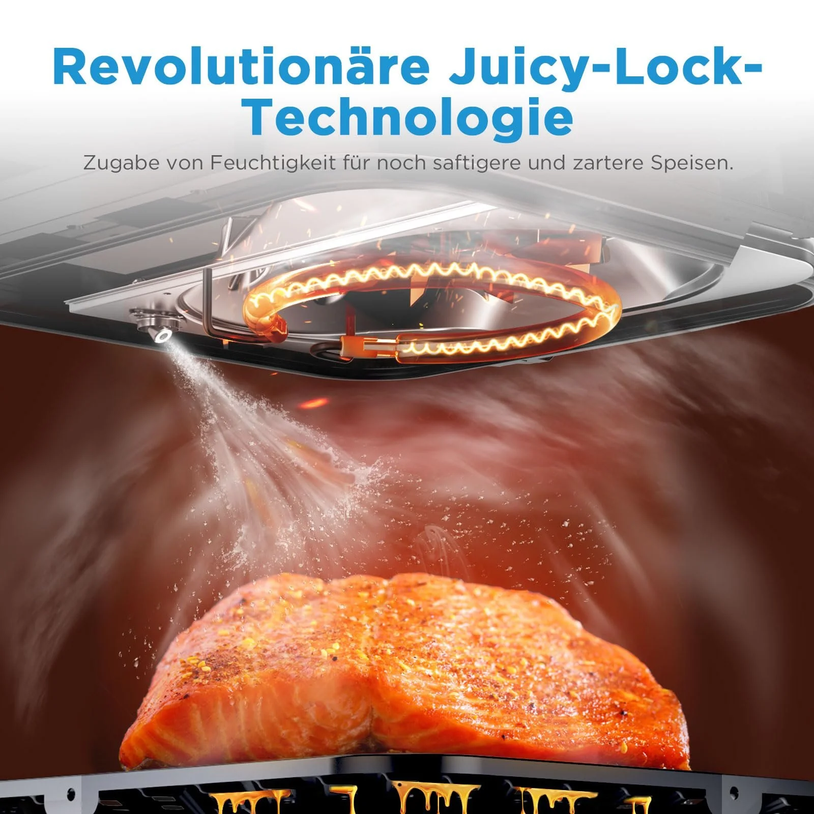 Мультипіч Midea DualTaste 7 л XXL Juicy & Crispy 8 програм 1650 Вт, фото №4