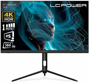 Монітор 27" LC-Power LC-M27-4K-UHD-144-V2 4K IPS 144 Гц - Фото 1