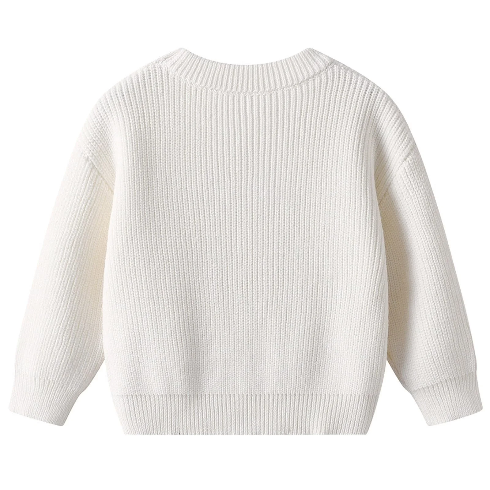 Зимний пуловер для девочки Generisch с вышитым вручную цветочным узором мягкий идеально подходит для дней рождений повседневный теплый повседневный, фото №3