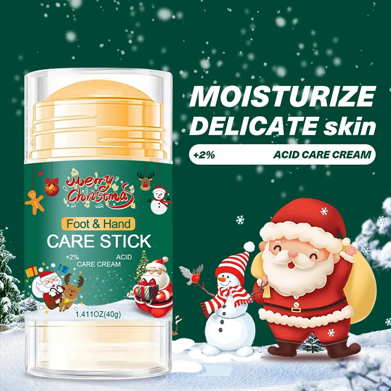 Набор кремов для ног и рук Увлажняющий 2 шт. Christmas Set, фото №2 Набор кремов для ног и рук Увлажняющий 2 шт. Christmas Set, фото №2