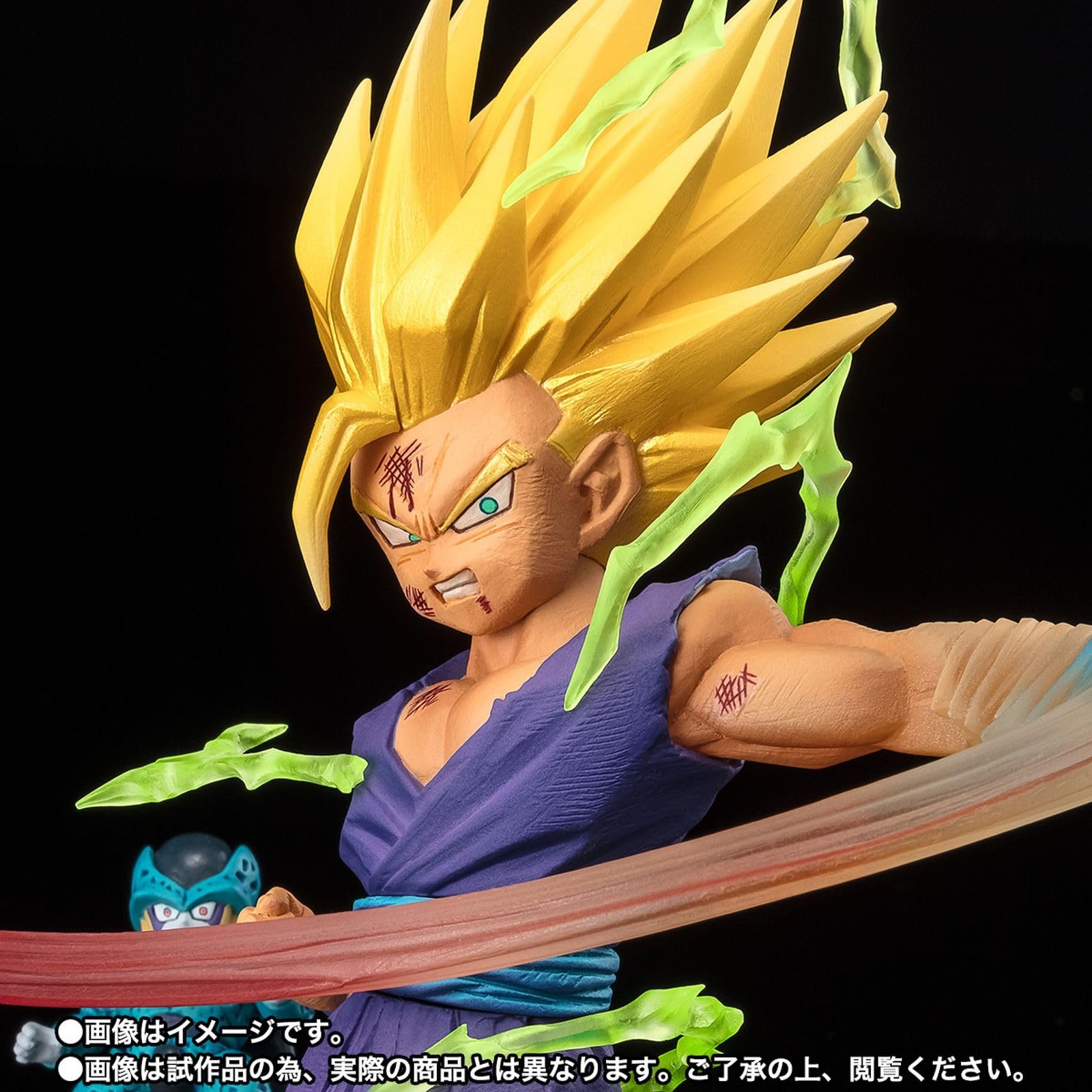 Статуэтка ПВХ Tamashii Nations Dragon Ball FiguartsZERO Extra Battle Супер Сайян 2 Сон Гохан - Ярость, вырывающаяся наружу - 20 см, фото №6