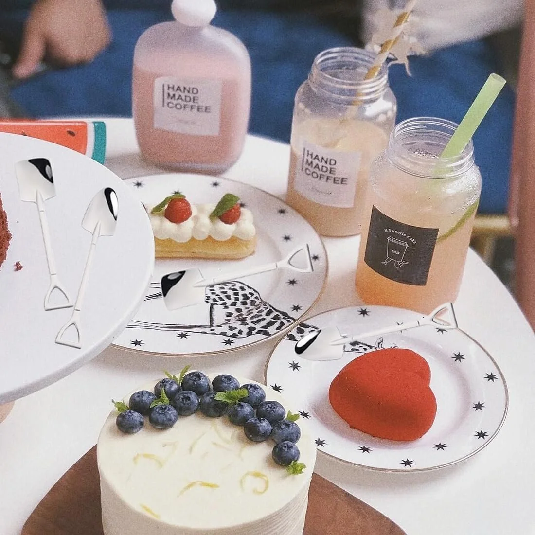 Набір з 8 кавових ложок з нержавіючої сталі, фото №7