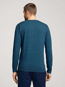 Джемпер Tom Tailor basic crew neck sweater Темно-синій XXXL synthetic.ua - Фото 1
