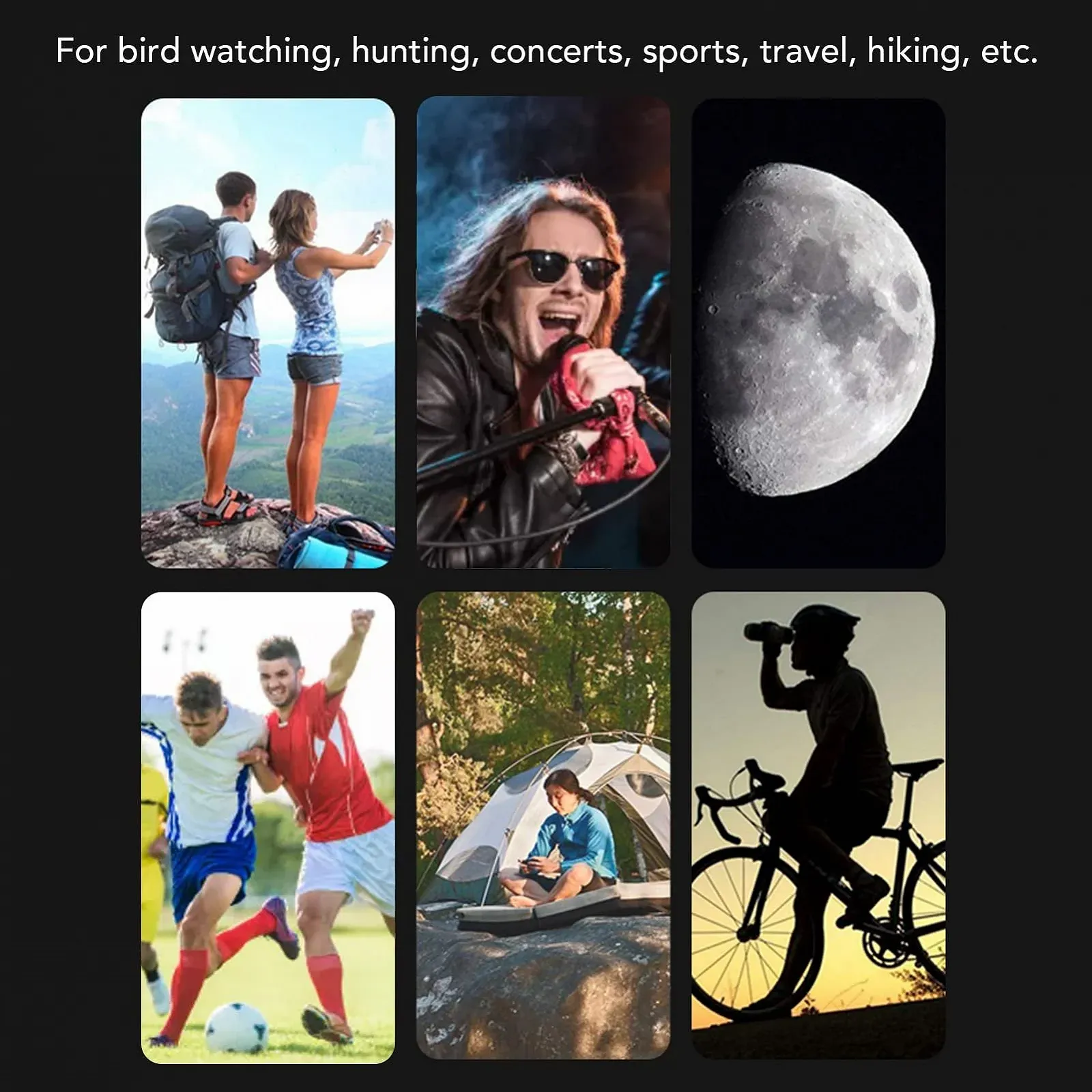 Цифровий бінокль з камерою 2.4 LCD 8x 5MP 32мм HD, фото №3