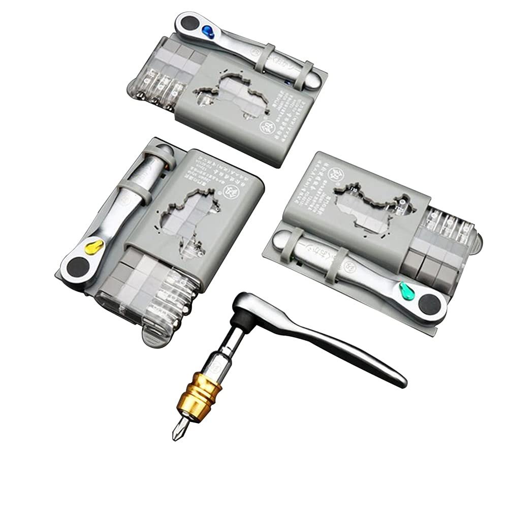 Набір викруток Mini 10 в 1 Torx Реверсивний Викрутка з плоскою, трикутною для окулярів, годинників, електроніки, телефону, фото №1