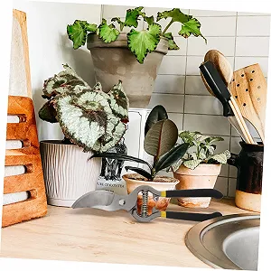 Садові ножиці Happyyami Сталь Black synthetic.ua - Фото 1