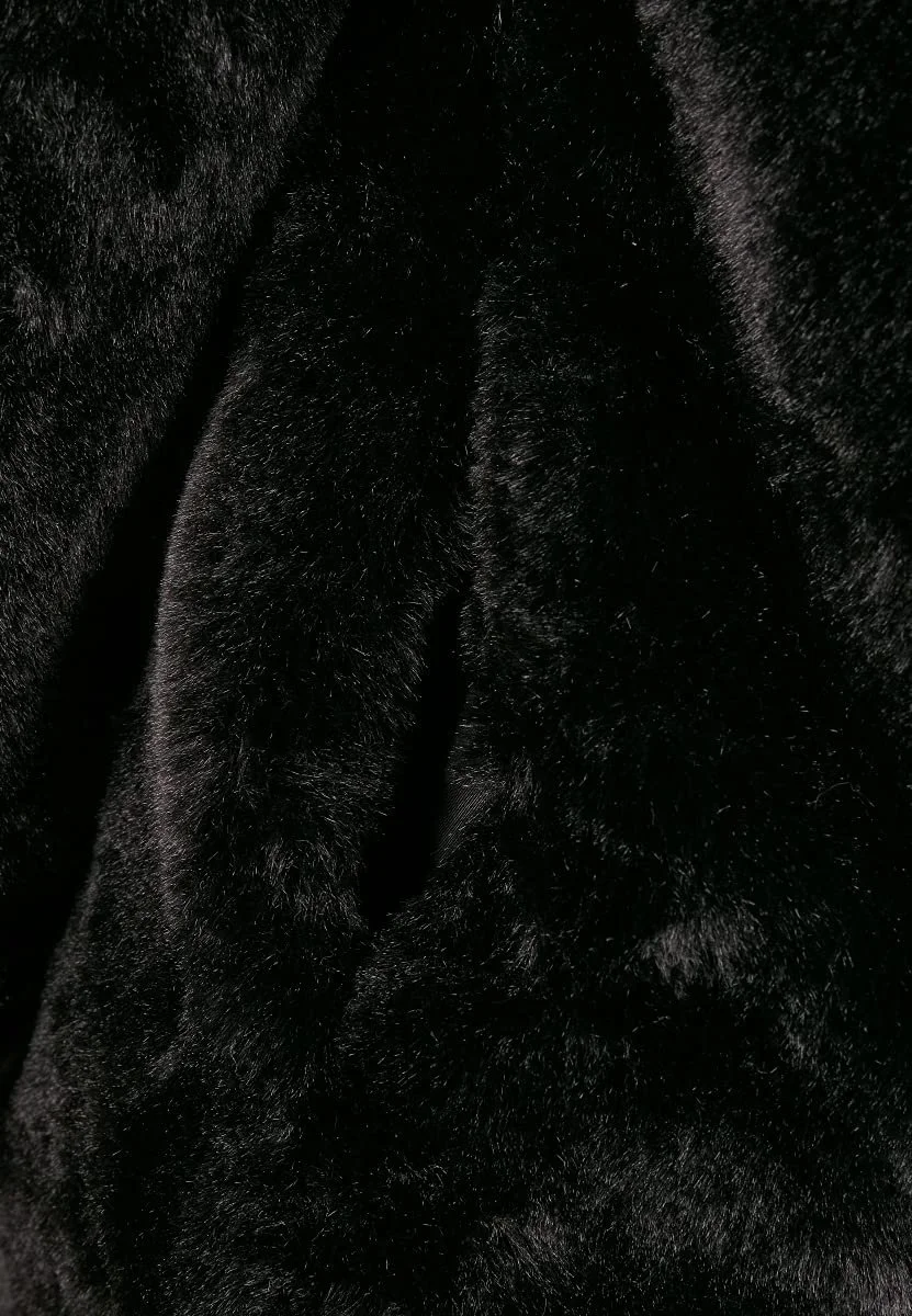 Пальто Teddy с капюшоном для девочек Urban Classics, фото №5