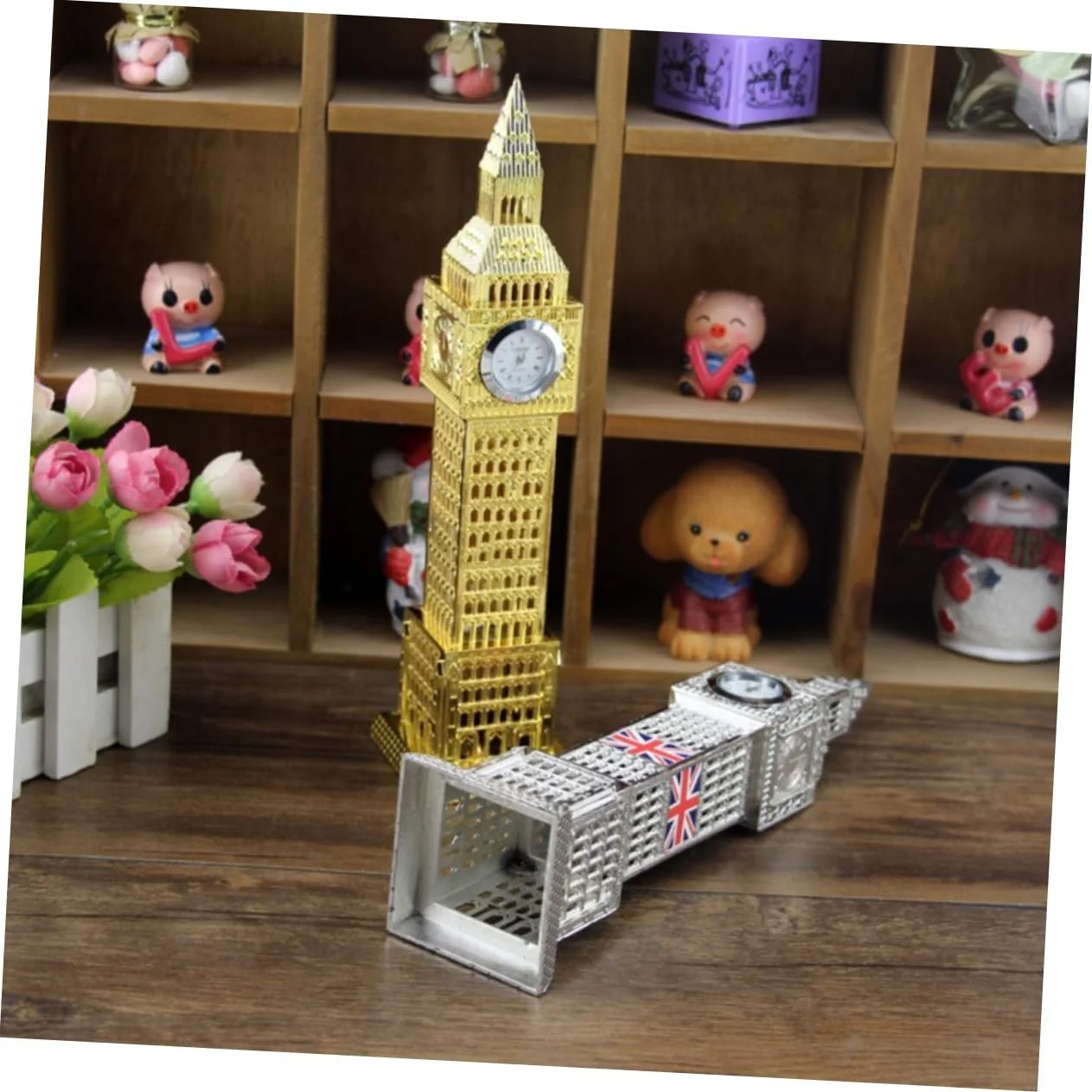 Часы Настольные/Полочные FUNOMOCYA Большое Металлическое Украшение из Декоративной Обработки, фото №4