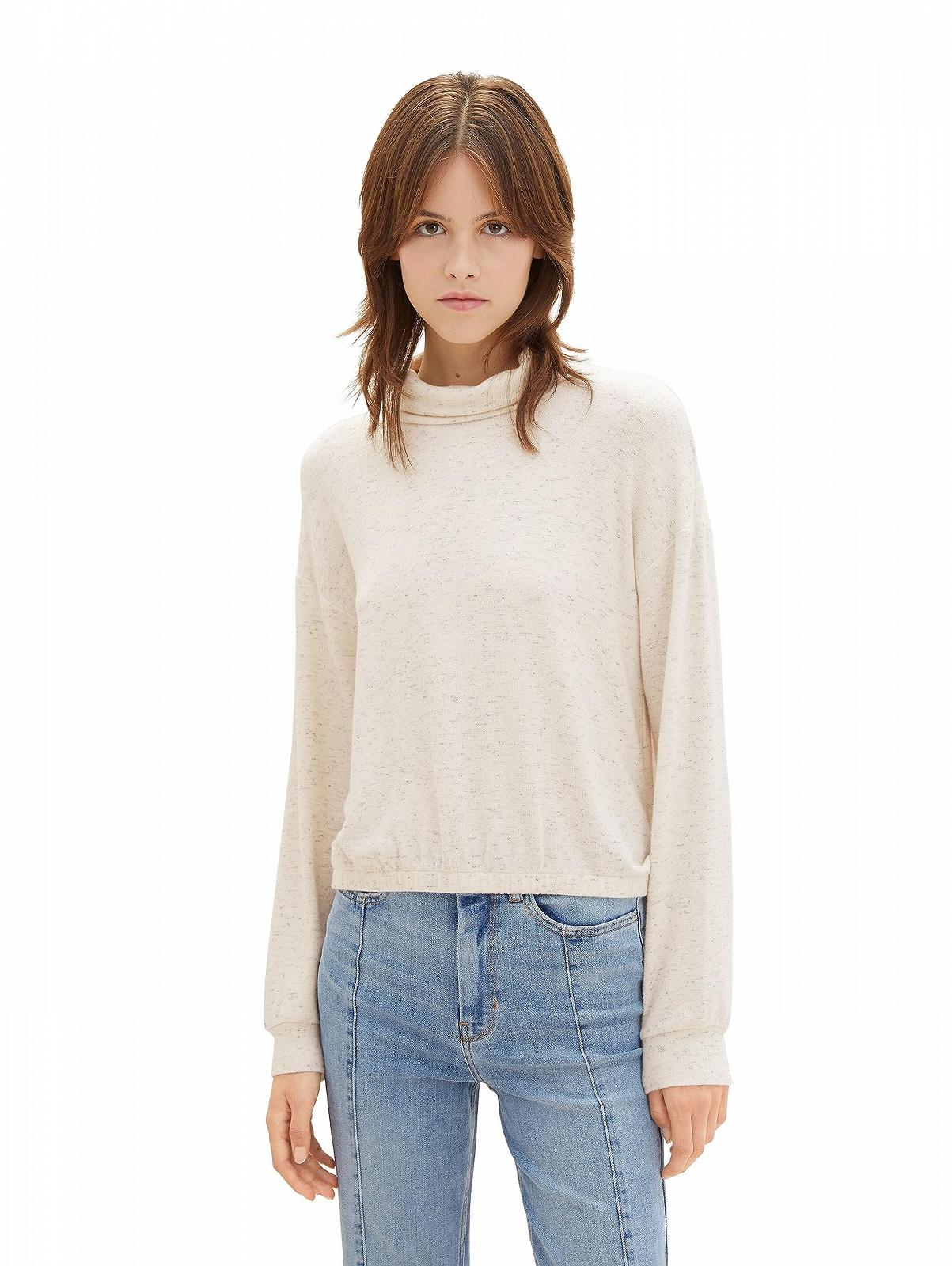 Женская Толстовка TOM TAILOR Denim с воротником-стойкой, фото №1