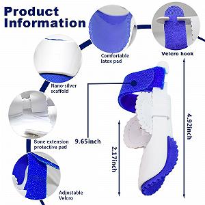 Шкарпетки Hallux Valgus (2 шт.) з силіконовими подушечками. Універсальний розмір для денного та нічного використання. synthetic.ua - Фото 1