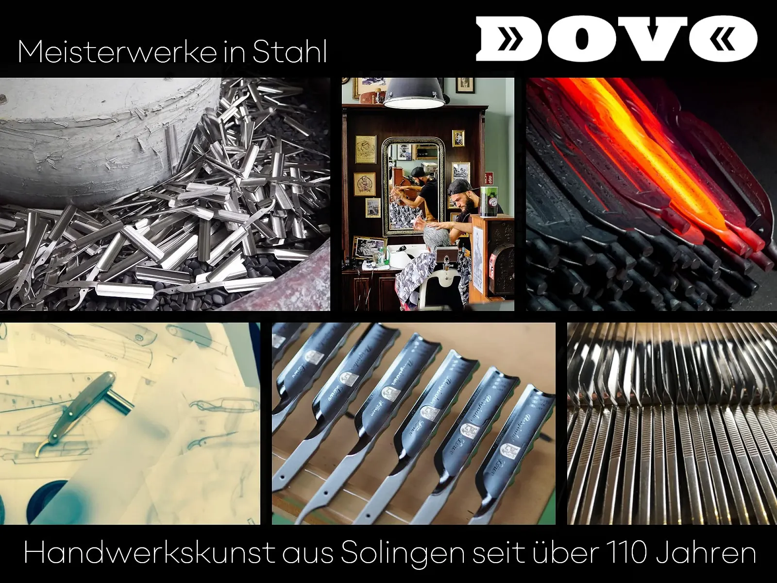 Опасная бритва Dovo Prima Ebony Черная 5/8 дюйма, фото №2