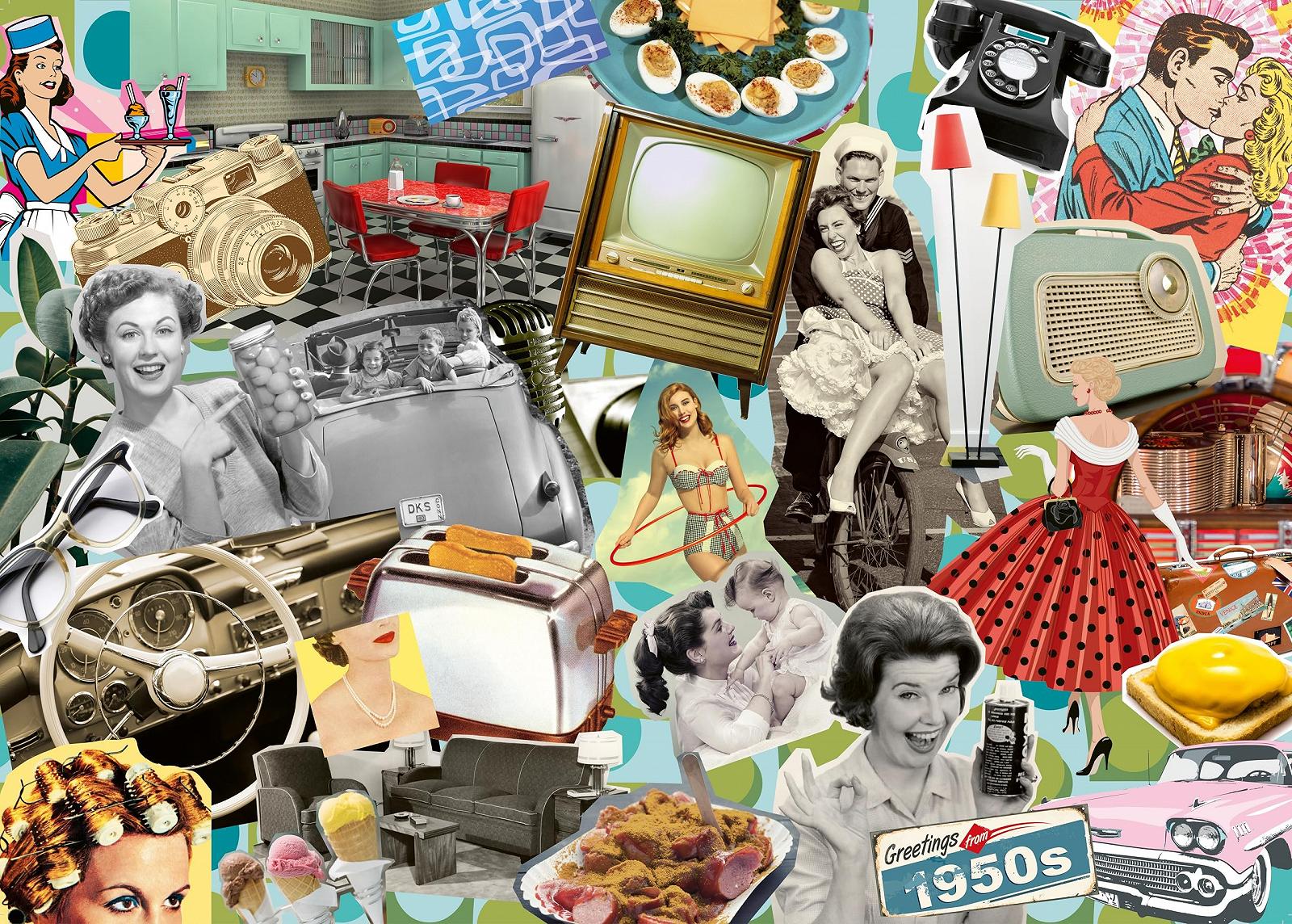 Пазл Ravensburger 12000618 The 50s 1000 деталей, фото №1