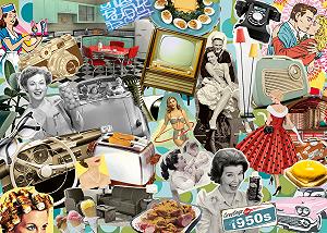Пазл Ravensburger 12000618 The 50s 1000 деталей - Фото 1