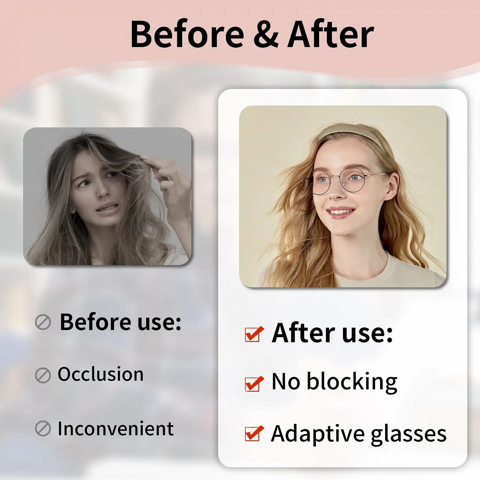 Набір жіночих обручів для волосся, фото №6