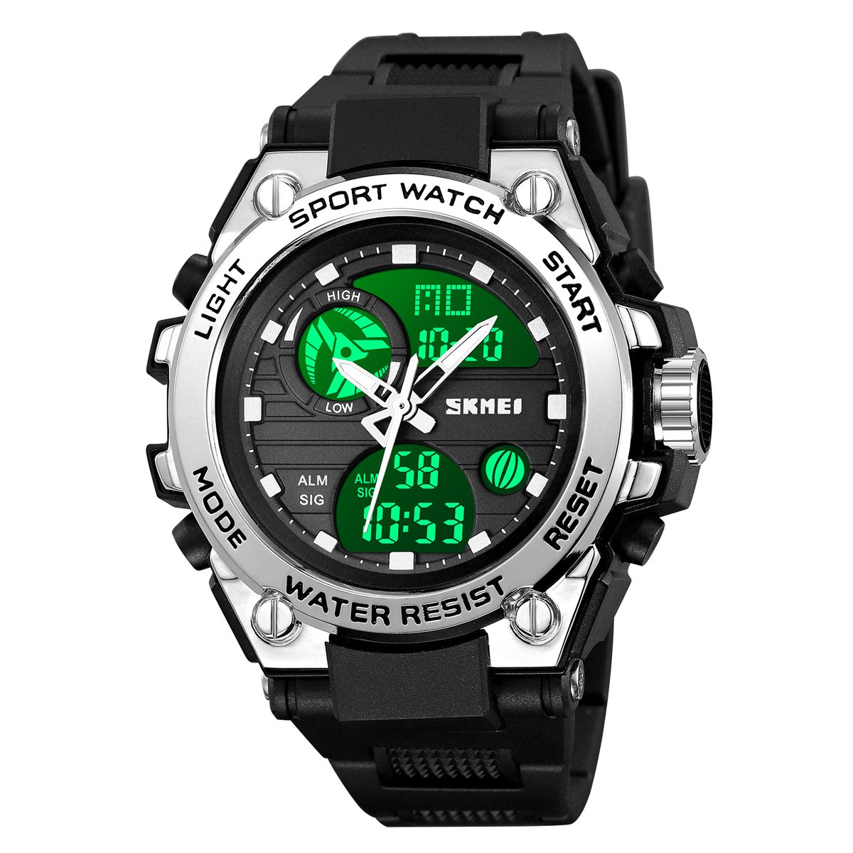 Годинник Skmei 2360BKSI Black-Silver, фото №2