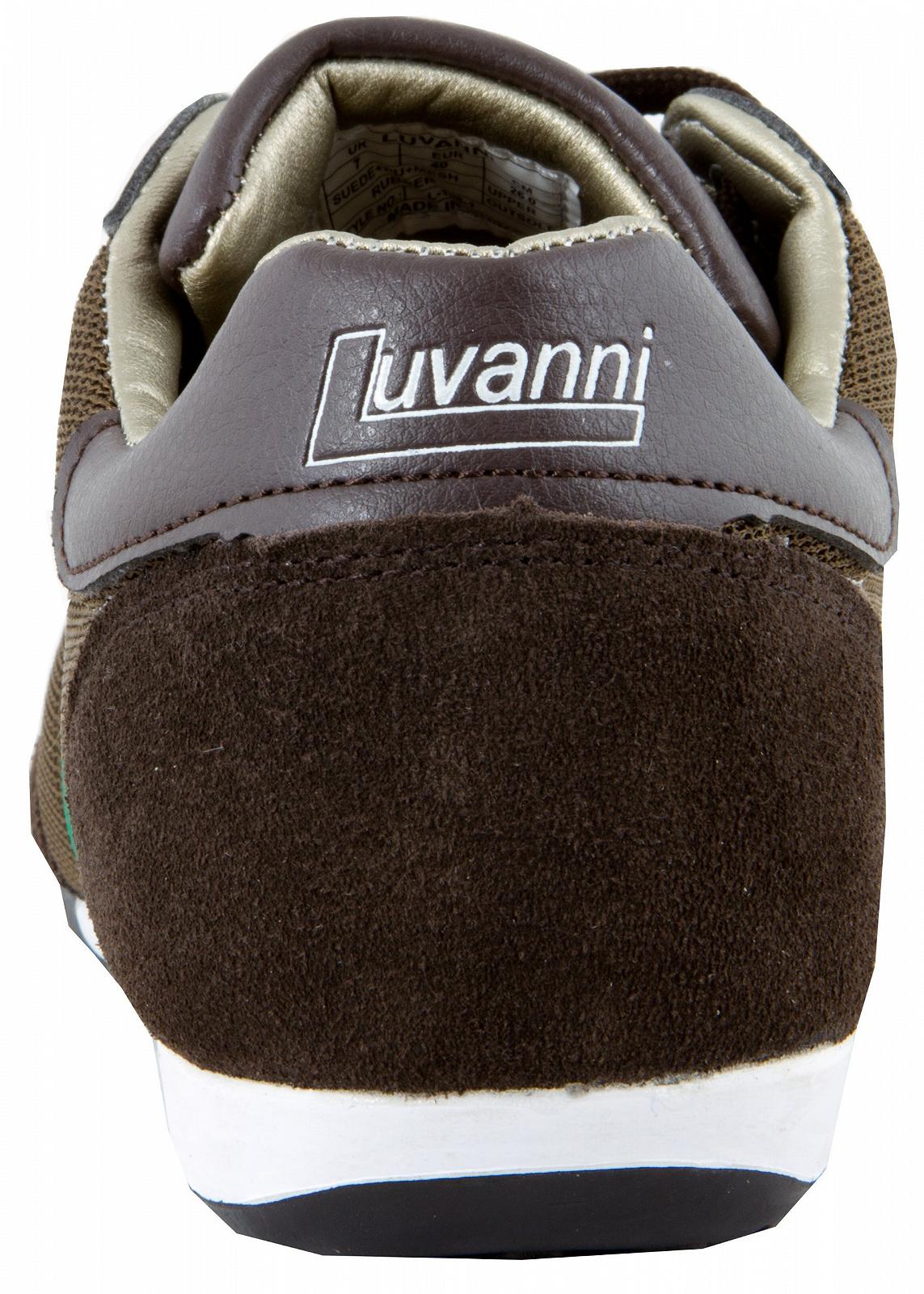 Кросівки Luvanni чоловічі повсякденні, для фітнесу, для дорослих, для вулиці, смугасті, італійський, сучасний дизайн, низькі, із замші натуральної шкіри, фото №5