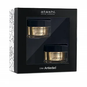 Крем для обличчя Atashi Anti-Ageing Redensifying Moisturiser SPF 15 + AHA Fruit Renewing Cream з гліколевою кислотою та спілантолом 50 мл + 50 мл - Фото 1