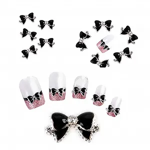 3D Лист Акрилові Стразиук Прикраса для нігтів Бантик - Фото 1