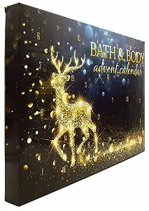 Календар-адвент Жіночий Wellness Glitter Deer Косметика та засоби особистої гігієни Різдвяний календар synthetic.ua - Фото 1