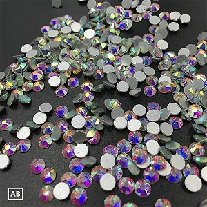 Стрази для нігтів Плоскі WTX Crystal SS12 synthetic.ua - Фото 1