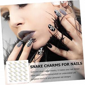 Украшение для ногтей Змея Healvian 200 шт. Золотой synthetic.ua - Фото 1