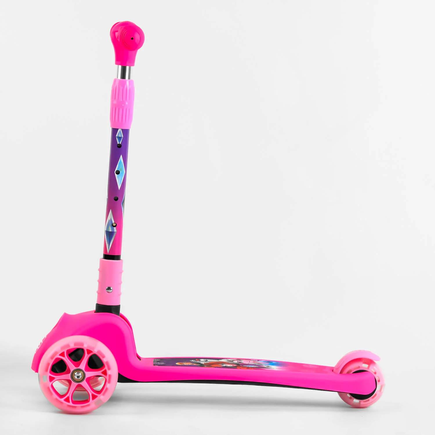 Самокат трехколесный детский Best Scooter 60 кг Pink 106835, фото №1