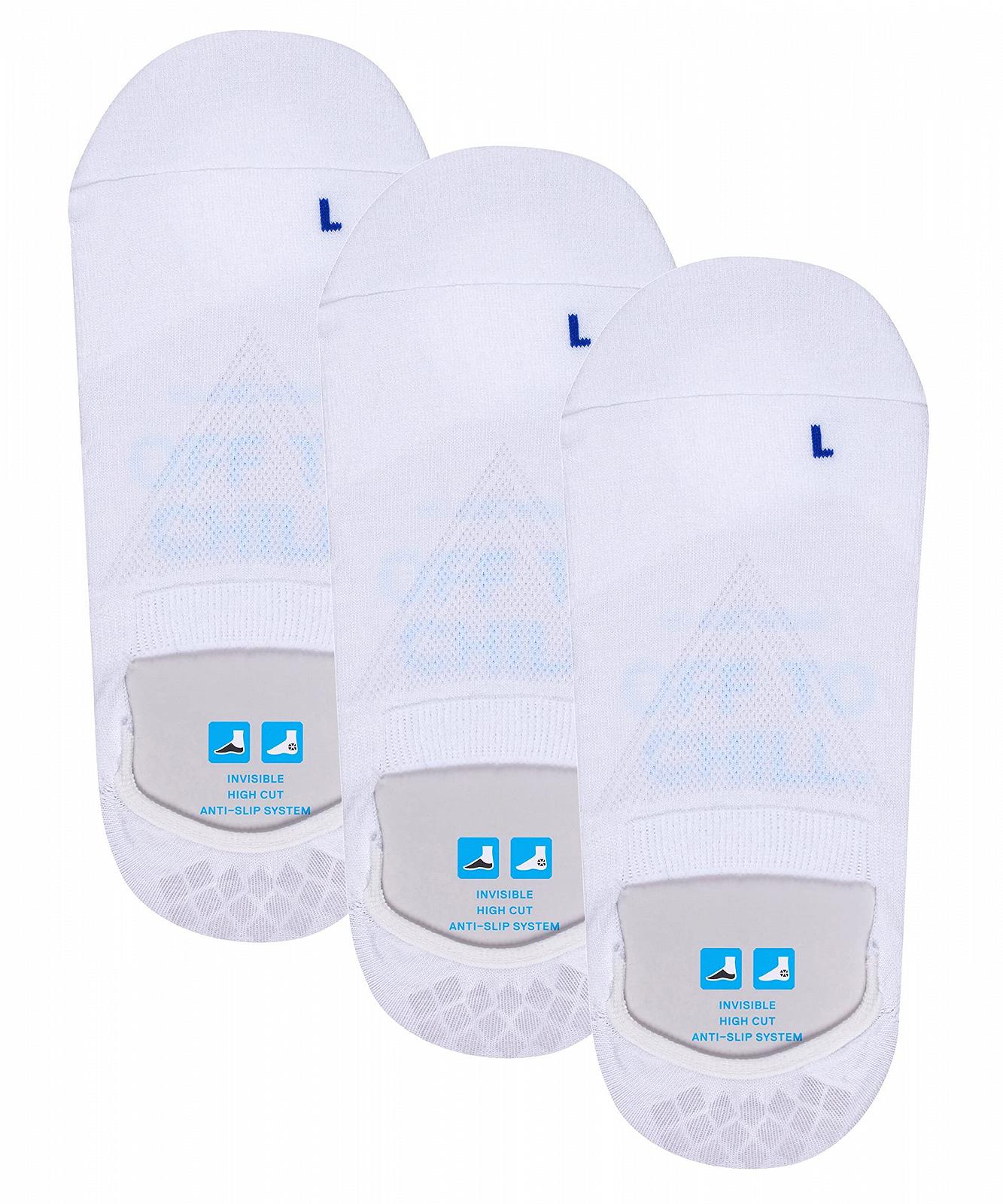 Носки FALKE Cool Kick Invisible 3-Pack U IN, белые, размер 42-43 (3 пары), фото №5