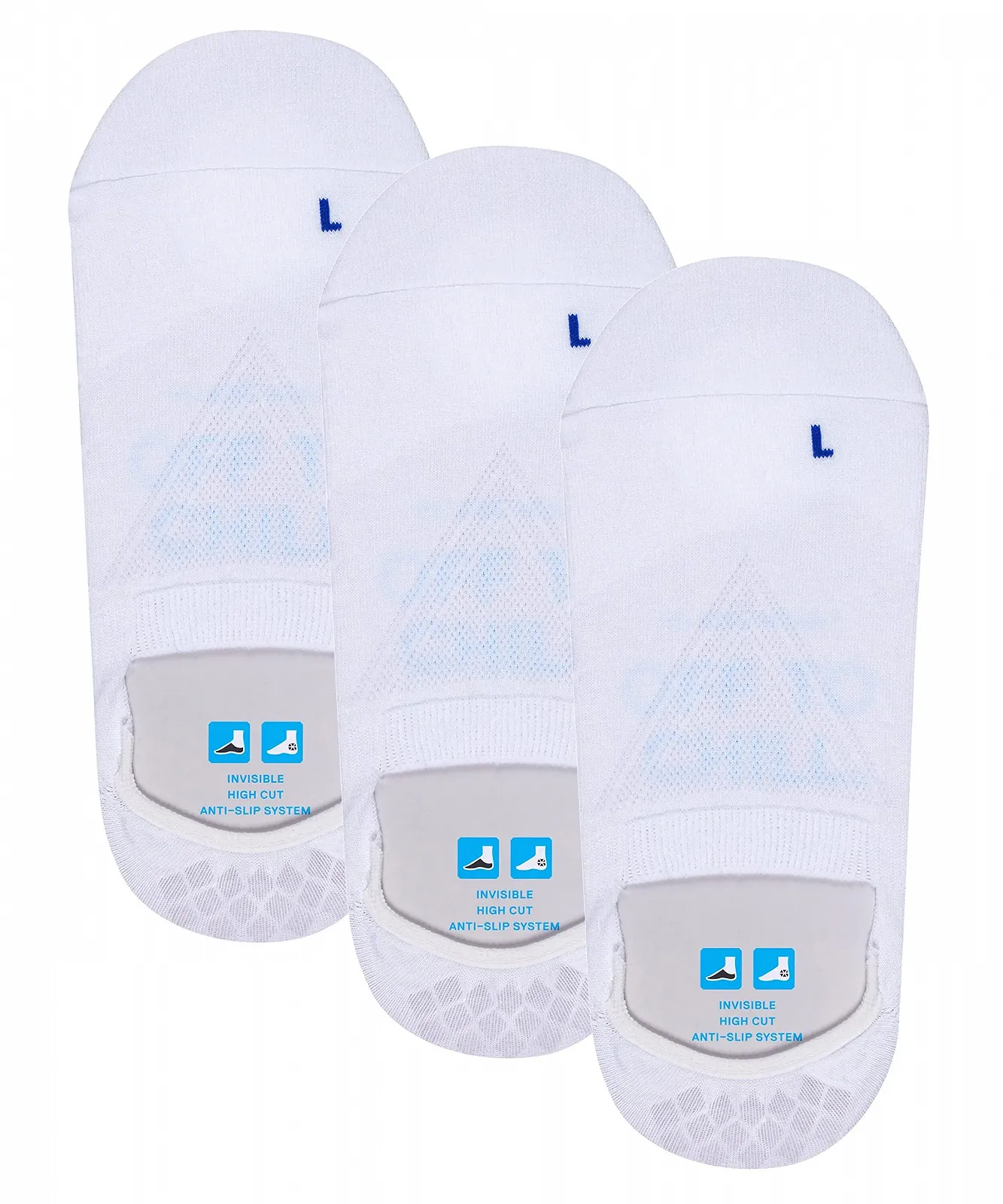 Носки FALKE Cool Kick Invisible 3-Pack U IN, белые, размер 42-43 (3 пары), фото №5 Носки FALKE Cool Kick Invisible 3-Pack U IN, белые, размер 42-43 (3 пары), фото №5