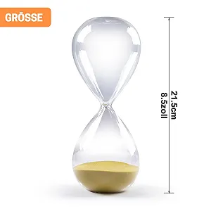 Пісочний годинник 30 хвилин Gold 21,5 см synthetic.ua - Фото 1