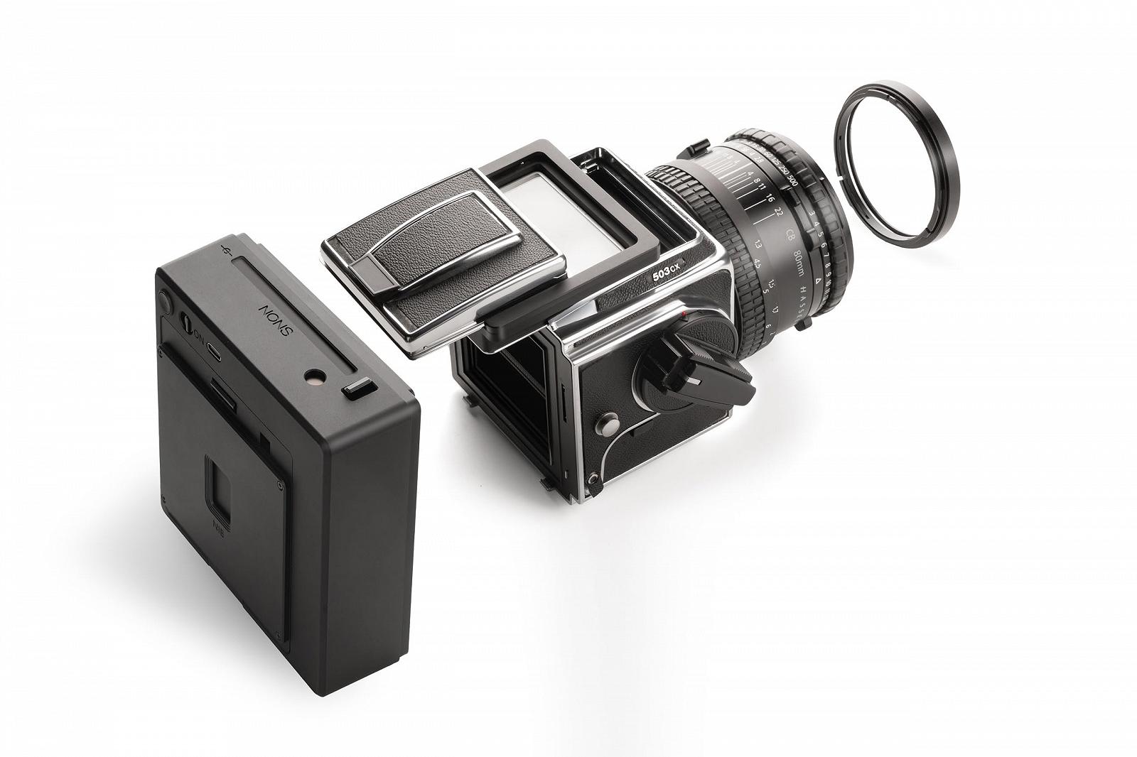 Задник для камеры NONS Instant Back-H1P Hasselblad Instax Square Film Set, фото №6