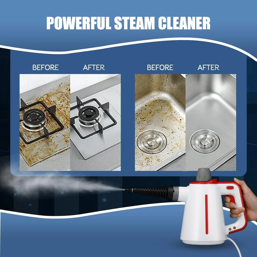 Пароочисник Irishom 900-1050 Вт 3 бар 3,5 л Біло-червоний, фото №6 Пароочисник Irishom 900-1050 Вт 3 бар 3,5 л Біло-червоний, фото №6