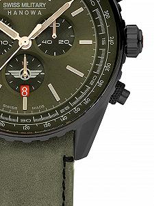 Чоловічий годинник Swiss Military Hanowa Afterburn Chrono з ремінцем з натуральної шкіри або металевим ремінцем, дата, сапфірове скло synthetic.ua - Фото 1