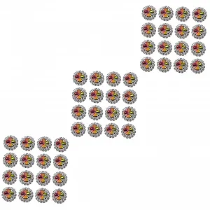 Стрази Tofficu Elegante Craft з плоскою основою, кристали для весільного декору, прикраси столу, 20 штук * 3 - Фото 1