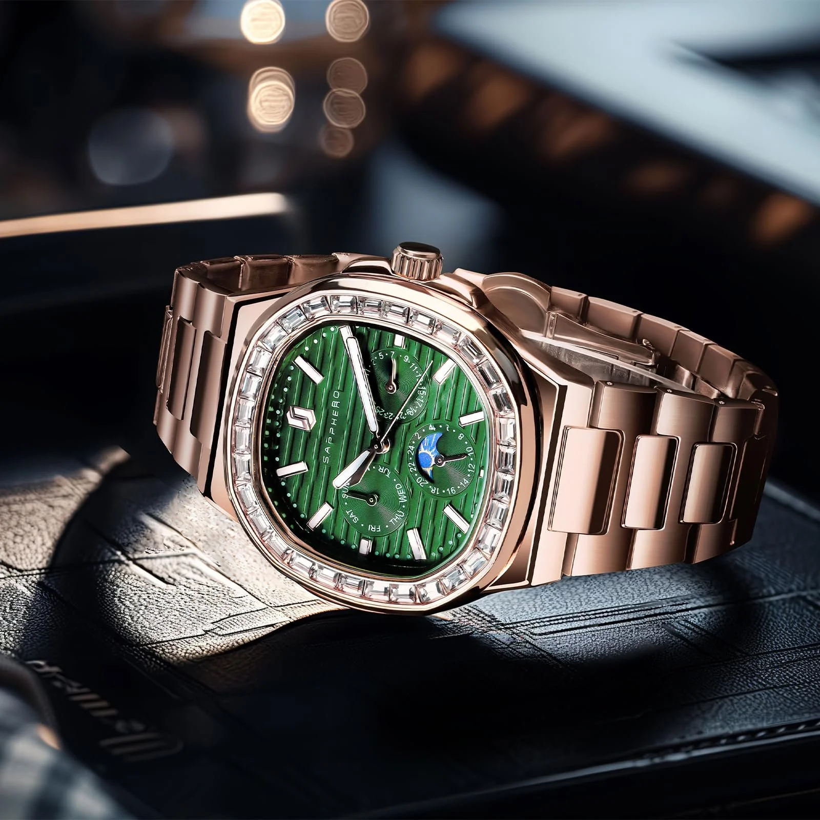 Часы SAPPHERO Мужские, силиконовый ремешок, водонепроницаемые 5 ATM, японский кварцевый механизм, корпус из нержавеющей стали, дата, спортивные, повседневные, деловые, фото №7 Часы SAPPHERO Мужские, силиконовый ремешок, водонепроницаемые 5 ATM, японский кварцевый механизм, корпус из нержавеющей стали, дата, спортивные, повседневные, деловые, фото №7