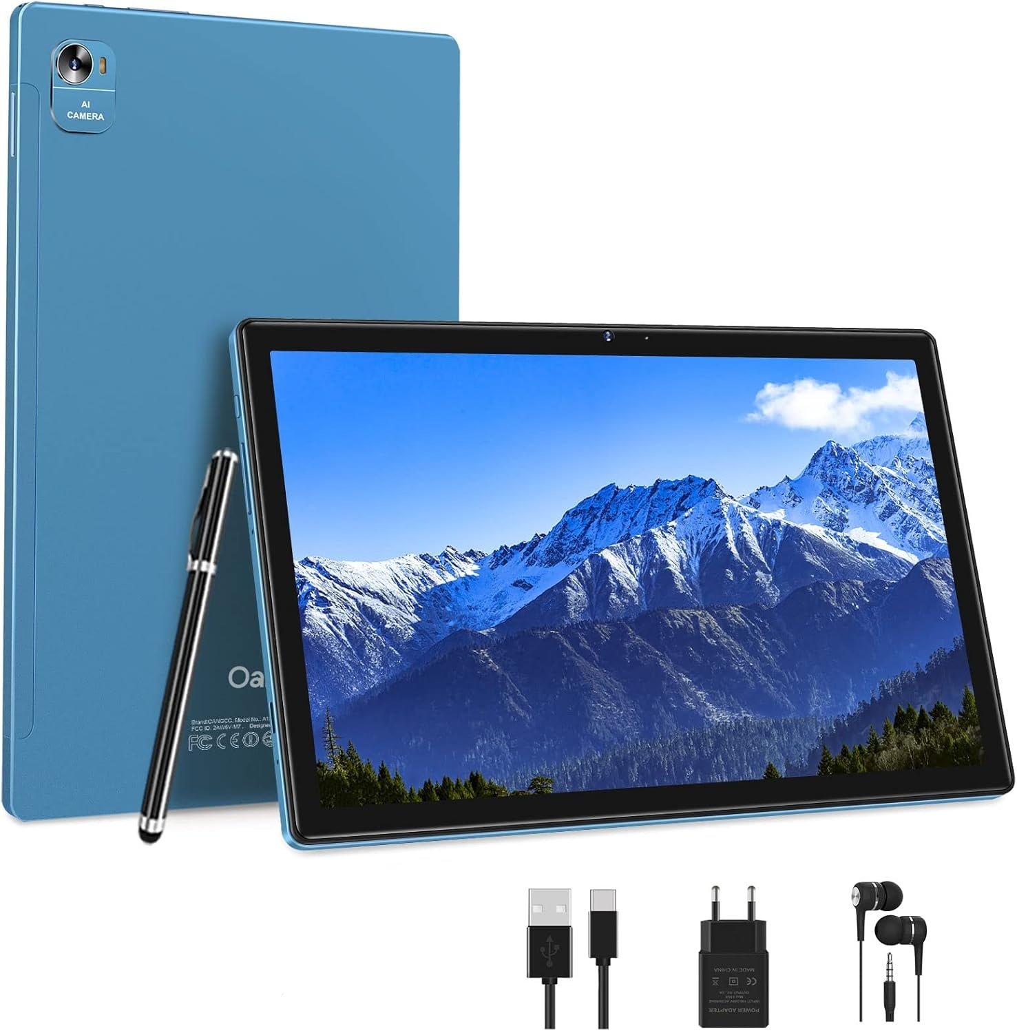 Планшет 10.1" Oangcc A13 4/64Gb Android 11 8000 mAh Синій, фото №1 Планшет 10.1" Oangcc A13 4/64Gb Android 11 8000 mAh Синій, фото №1