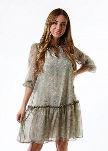 Платье inDresser M Оливковый (IN-F0287В048Д-Olive) - Фото 1