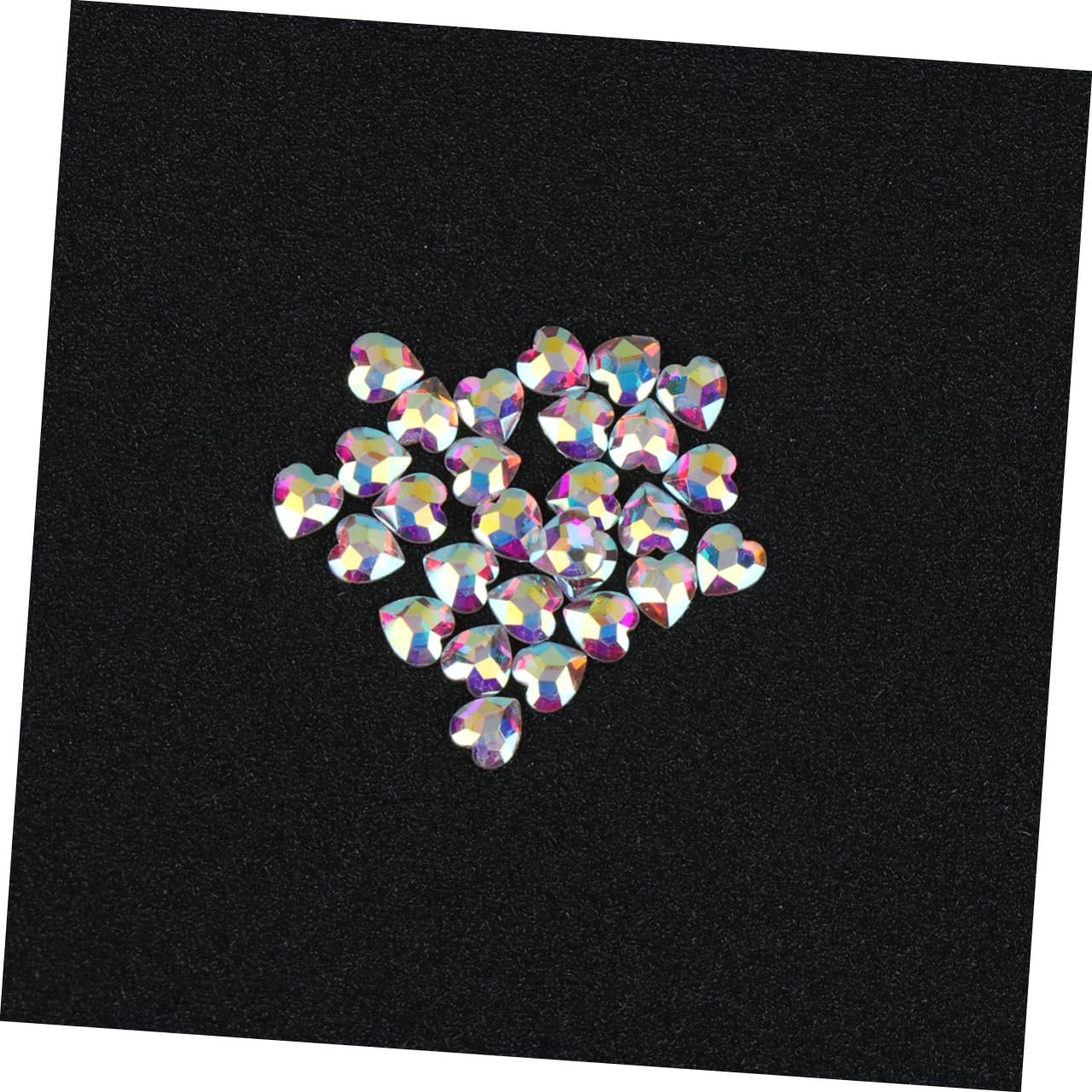 Стрази для нігтів Healeved Прикраса Серце 100 шт, фото №7