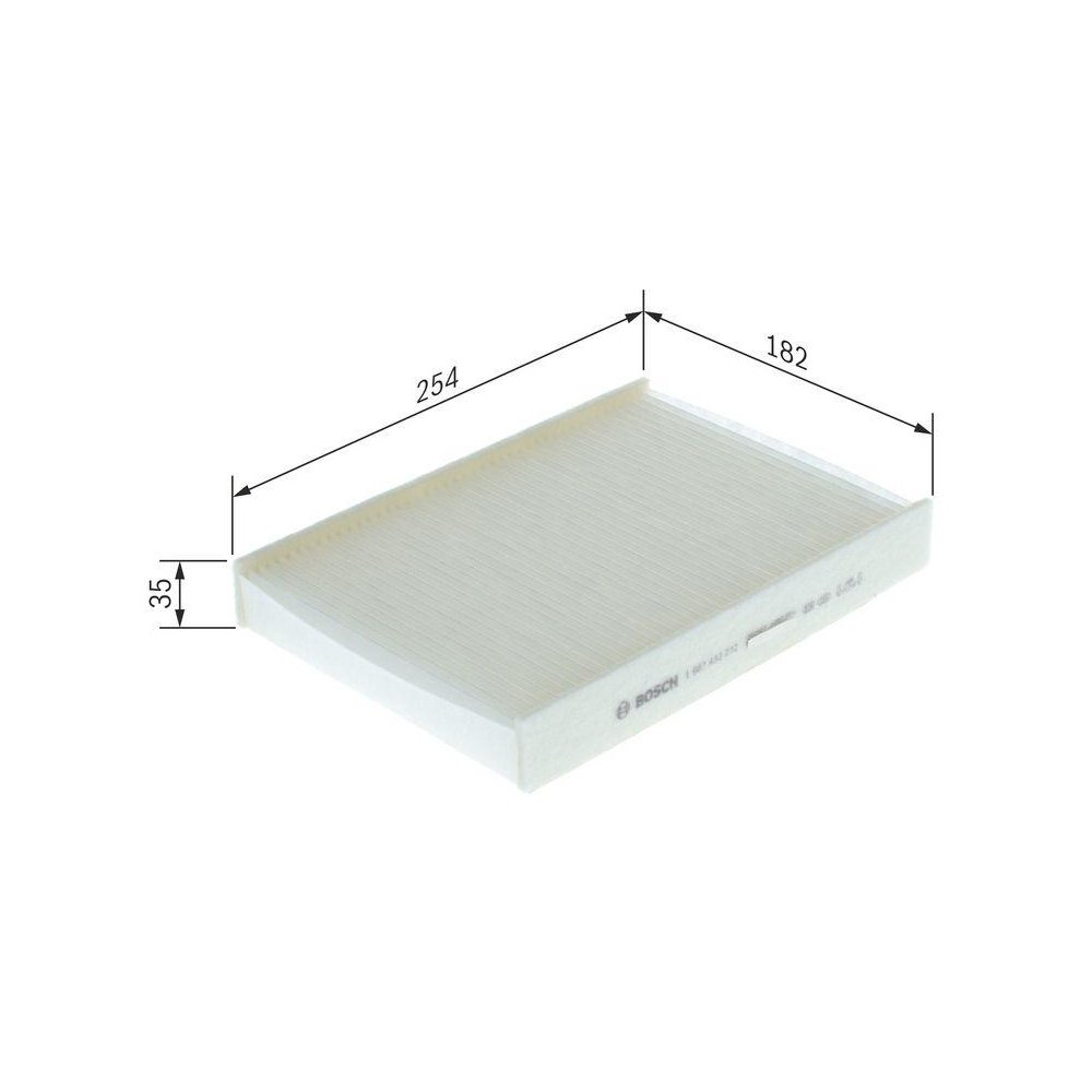 Фильтр салона BOSCH 1 987 432 272 для SEAT SKODA VW, фото №1 Фильтр салона BOSCH 1 987 432 272 для SEAT SKODA VW, фото №1