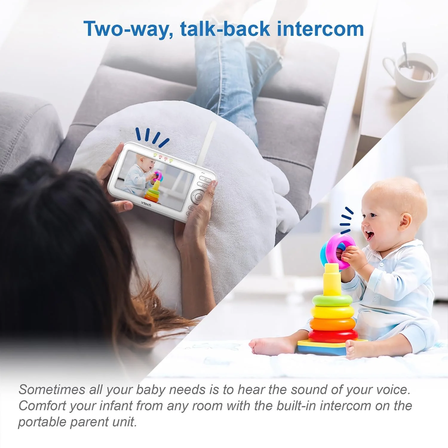 Відеоняня VTech Vision XXL BM4550 720p Велика Французька версія, фото №10 Відеоняня VTech Vision XXL BM4550 720p Велика Французька версія, фото №10
