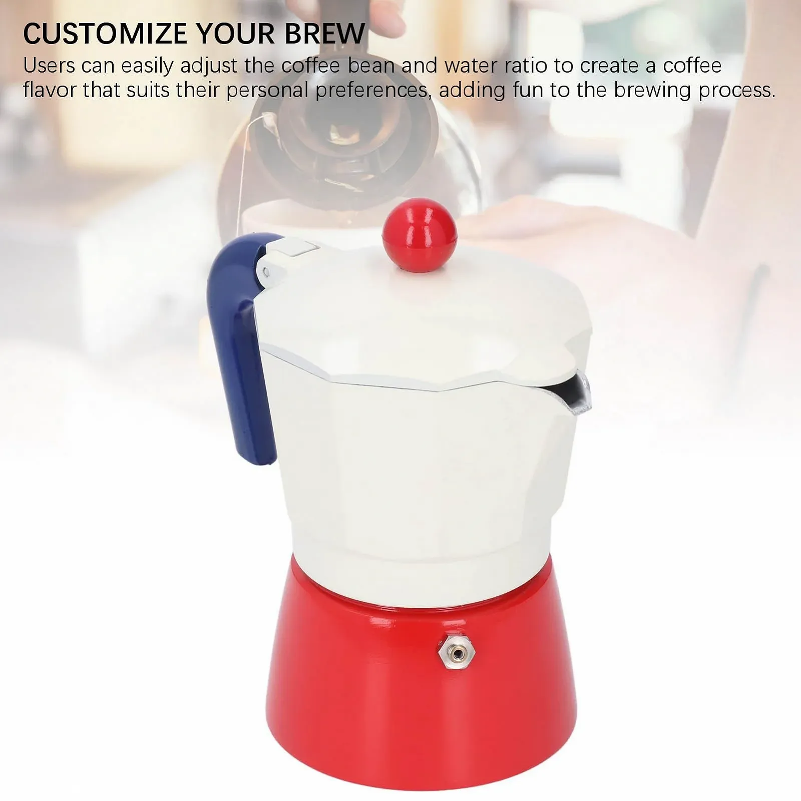 Кавник 3 Чашки 150 мл Алюмінієва Кавоварка для Дому та Відпочинку на Природі, фото №8