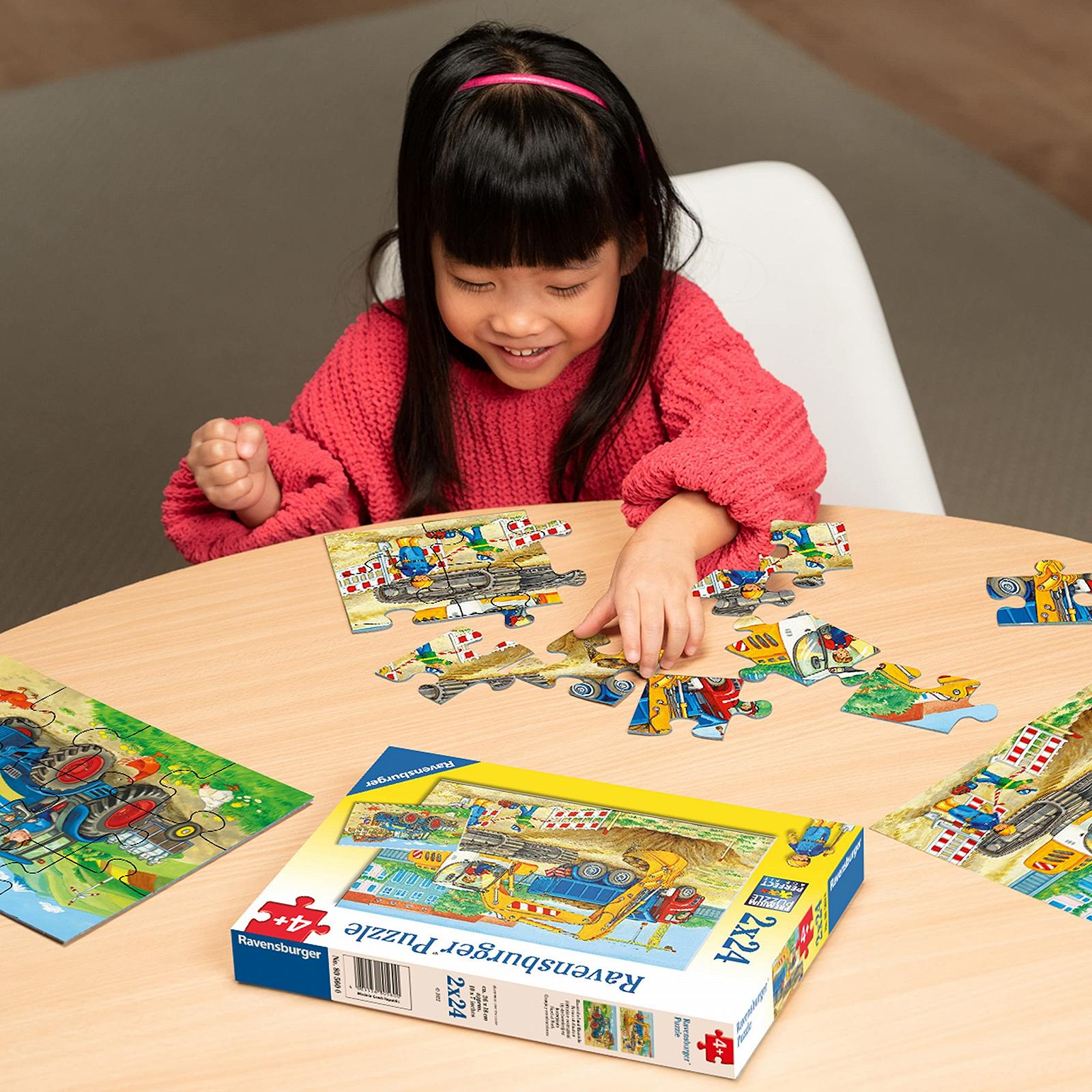 Детский пазл Ravensburger 05178 Holidays on the Horse Farm 2 x 12 элементов от 3 лет, фото №4