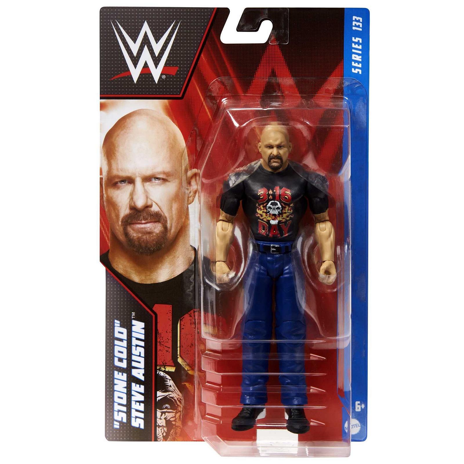 Фигурка Stone Cold Steve Austin WWE HDD34, подвижная, около 15 см, фото №5